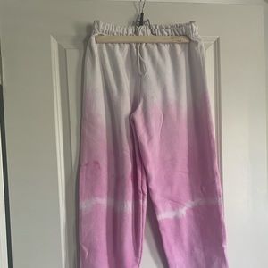 One of one dip dyed sweatpants.
